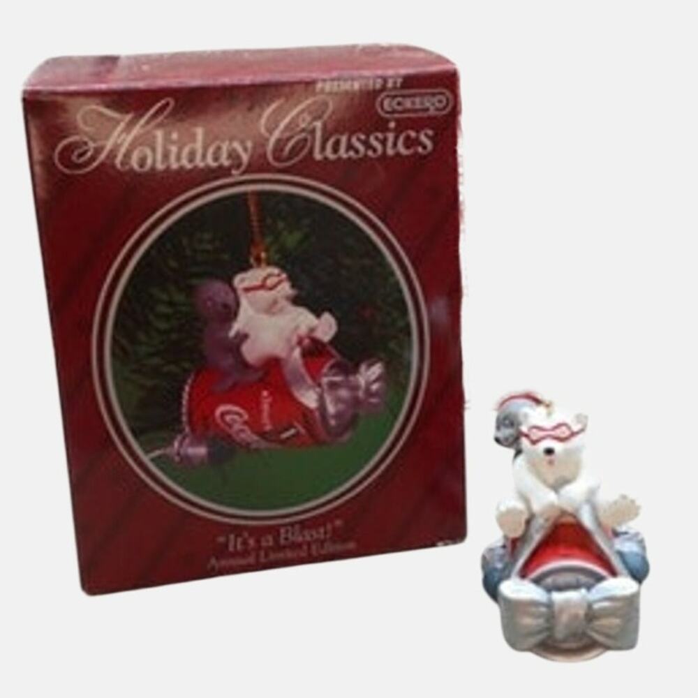 Coca-Cola Christmas It's A Blast Vintage 1998 Eckerd Holiday Classic Ornament